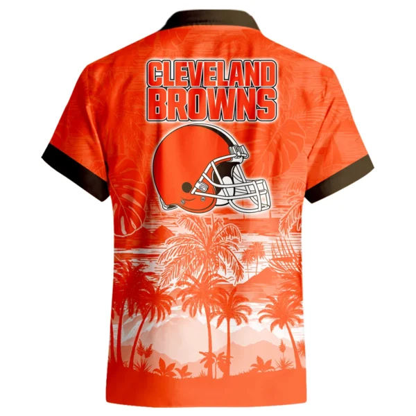 Cleveland Browns Hawaiian Shirt 2026 Premium Crinkle Textured Personalize Name