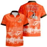 Cleveland Browns Hawaiian Shirt 2026 Premium Crinkle Textured Personalize Name