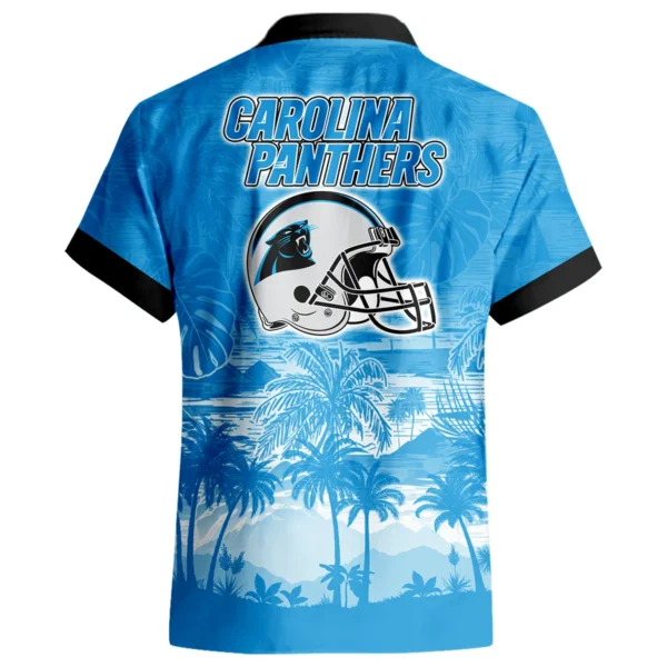 Carolina Panthers Hawaiian Shirt 2026 Premium Crinkle Textured Personalize Name