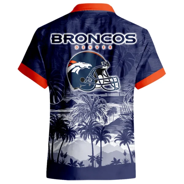 Denver Broncos Hawaiian Shirt 2026 Premium Crinkle Textured Personalize Name