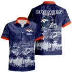Denver Broncos Hawaiian Shirt 2026 Premium Crinkle Textured Personalize Name