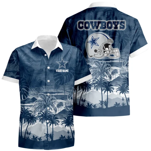 Dallas Cowboys Hawaiian Shirt 2026 Premium Crinkle Textured Personalize Name