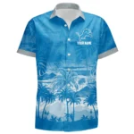 Detroit Lions Hawaiian Shirt 2026 Premium Crinkle Textured Personalize Name
