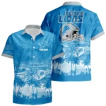 Detroit Lions Hawaiian Shirt 2026 Premium Crinkle Textured Personalize Name