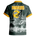 Green Bay Packers Hawaiian Shirt 2026 Premium Crinkle Textured Personalize Name