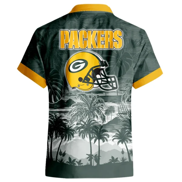 Green Bay Packers Hawaiian Shirt 2026 Premium Crinkle Textured Personalize Name