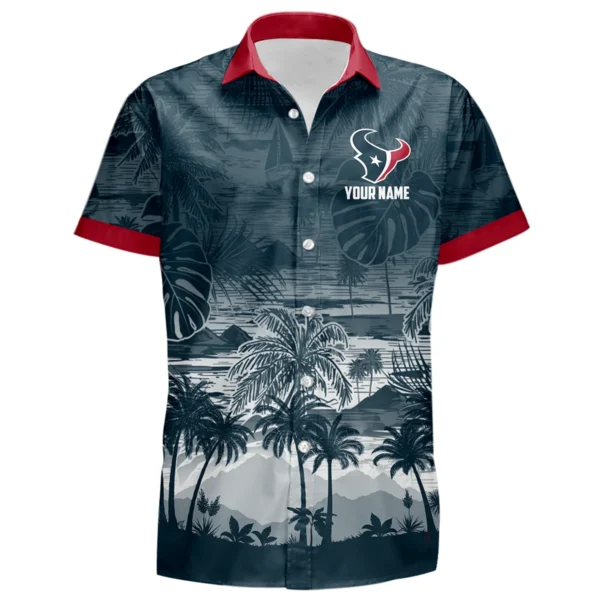 Houston Texans Hawaiian Shirt 2026 Premium Crinkle Textured Personalize Name