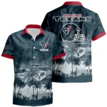 Houston Texans Hawaiian Shirt 2026 Premium Crinkle Textured Personalize Name