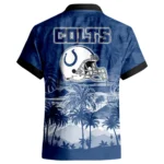 Indianapolis Colts Hawaiian Shirt 2026 Premium Crinkle Textured Personalize Name