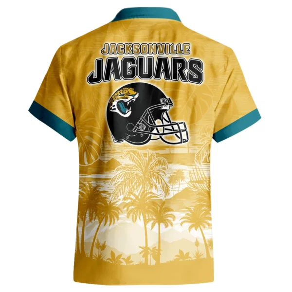 Jacksonville Jaguars Hawaiian Shirt 2026 Premium Crinkle Textured Personalize Name