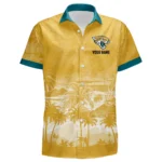 Jacksonville Jaguars Hawaiian Shirt 2026 Premium Crinkle Textured Personalize Name