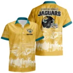 Jacksonville Jaguars Hawaiian Shirt 2026 Premium Crinkle Textured Personalize Name