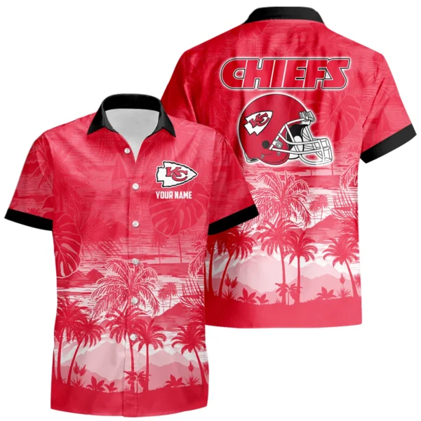 Kansas City Chiefs Hawaiian Shirt 2026 Premium Crinkle Textured Personalize Name