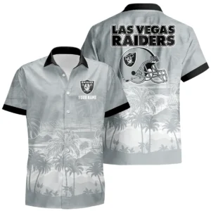Las Vegas Raiders Hawaiian Shirt 2026 Premium Crinkle Textured Personalize Name