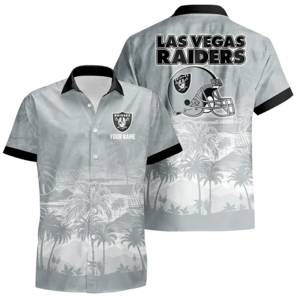 Las Vegas Raiders Hawaiian Shirt 2026 Premium Crinkle Textured Personalize Name