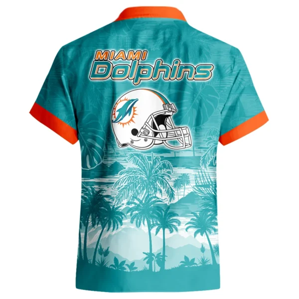 Miami Dolphins Hawaiian Shirt 2026 Premium Crinkle Textured Personalize Name