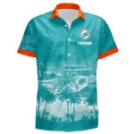Miami Dolphins Hawaiian Shirt 2026 Premium Crinkle Textured Personalize Name