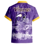 Minnesota Vikings Hawaiian Shirt 2026 Premium Crinkle Textured Personalize Name