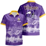 Minnesota Vikings Hawaiian Shirt 2026 Premium Crinkle Textured Personalize Name