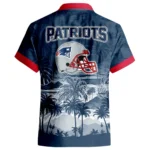 New England Patriots Hawaiian Shirt 2026 Premium Crinkle Textured Personalize Name