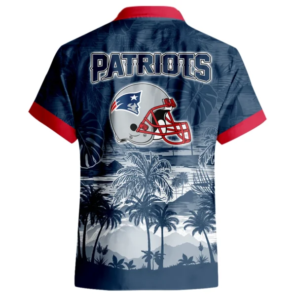 New England Patriots Hawaiian Shirt 2026 Premium Crinkle Textured Personalize Name