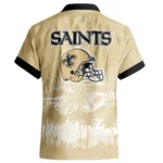 New Orleans Saints Hawaiian Shirt 2026 Premium Crinkle Textured Personalize Name