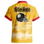 Pittsburgh Steelers Hawaiian Shirt 2026 Premium Crinkle Textured Personalize Name