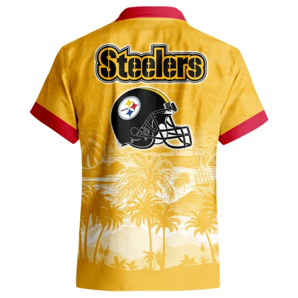 Pittsburgh Steelers Hawaiian Shirt 2026 Premium Crinkle Textured Personalize Name