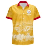 Pittsburgh Steelers Hawaiian Shirt 2026 Premium Crinkle Textured Personalize Name