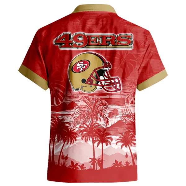 San Francisco 49ers Hawaiian Shirt 2026 Premium Crinkle Textured Personalize Name