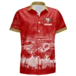 San Francisco 49ers Hawaiian Shirt 2026 Premium Crinkle Textured Personalize Name