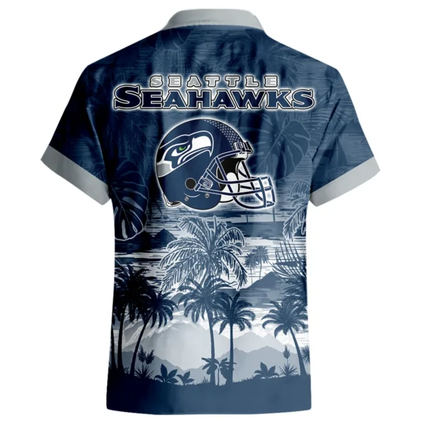 Seattle Seahawks Hawaiian Shirt 2026 Premium Crinkle Textured Personalize Name