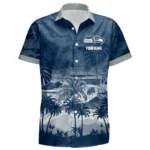 Seattle Seahawks Hawaiian Shirt 2026 Premium Crinkle Textured Personalize Name