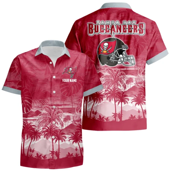 Tampa Bay Buccaneers Hawaiian Shirt 2026 Premium Crinkle Textured Personalize Name