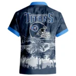 Tennessee Titans Hawaiian Shirt 2026 Premium Crinkle Textured Personalize Name