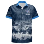 Tennessee Titans Hawaiian Shirt 2026 Premium Crinkle Textured Personalize Name