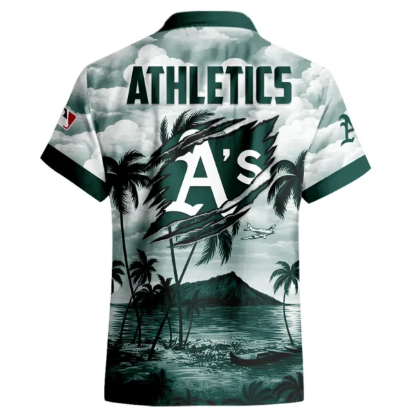 Athletics Hawaiian Shirt 2026 Limited Premium Crinkle Textured