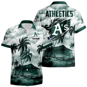 Athletics Hawaiian Shirt 2026 Limited Premium Crinkle Textured