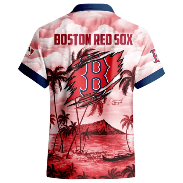 Boston Red Sox Hawaiian Shirt 2026 Limited Premium Crinkle Textured