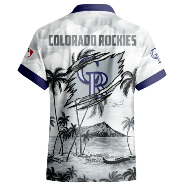 Colorado Rockies Hawaiian Shirt 2026 Limited Premium Crinkle Textured
