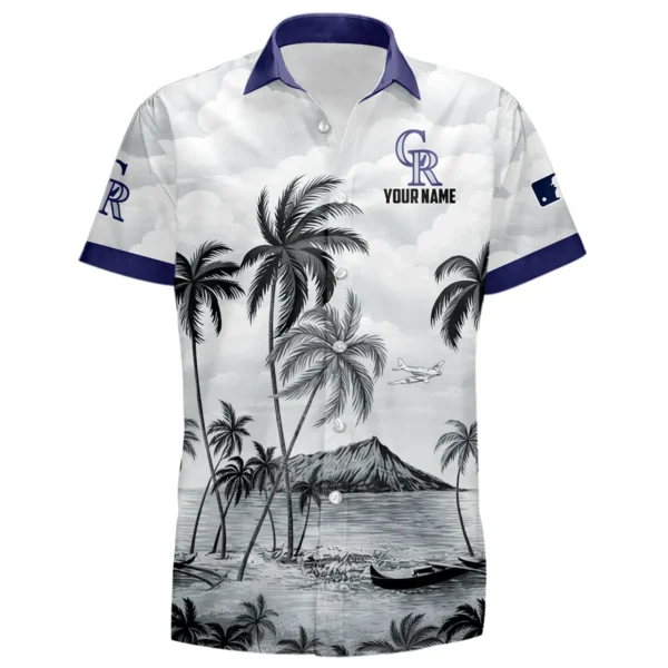 Colorado Rockies Hawaiian Shirt 2026 Limited Premium Crinkle Textured