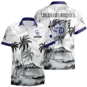 Colorado Rockies Hawaiian Shirt 2026 Limited Premium Crinkle Textured