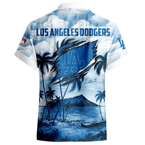Los Angeles Dodgers Hawaiian Shirt 2026 Limited Premium Crinkle Textured