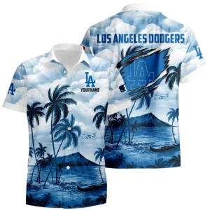 Los Angeles Dodgers Hawaiian Shirt 2026 Limited Premium Crinkle Textured