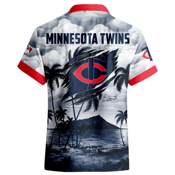 Minnesota Twins Hawaiian Shirt 2026 Limited Premium Crinkle Textured