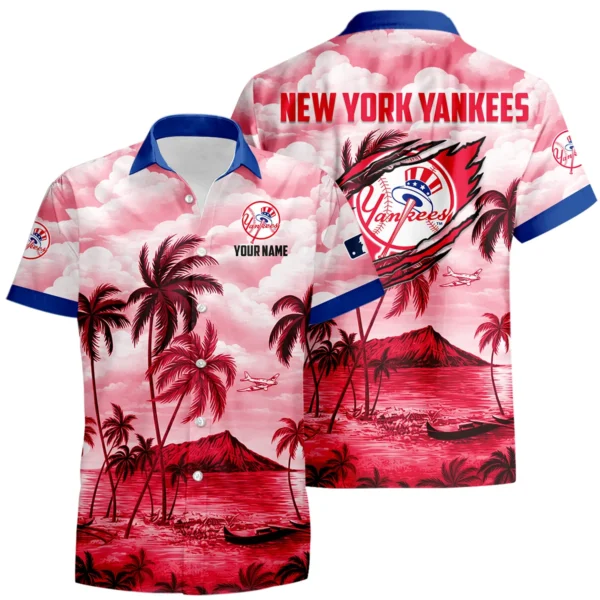 New York Yankees Hawaiian Shirt 2026 Limited Premium Crinkle Textured