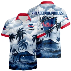 Philadelphia Phillies Hawaiian Shirt 2026 Limited Premium Crinkle Textured