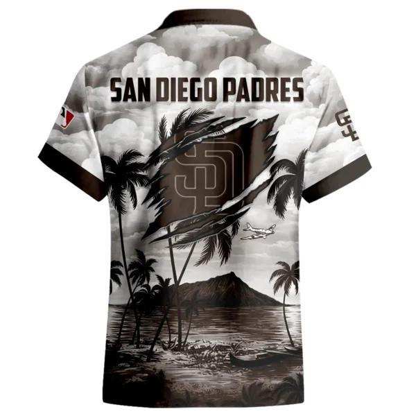 San Diego Padres Hawaiian Shirt 2026 Limited Premium Crinkle Textured