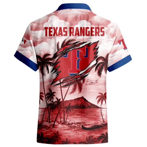 Texas Rangers Hawaiian Shirt 2026 Limited Premium Crinkle Textured