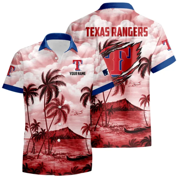 Texas Rangers Hawaiian Shirt 2026 Limited Premium Crinkle Textured